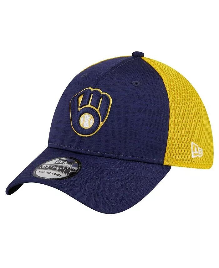 

Мужская темно-синяя кепка Milwaukee Brewers Neo 39THIRTY Flex New Era, синий