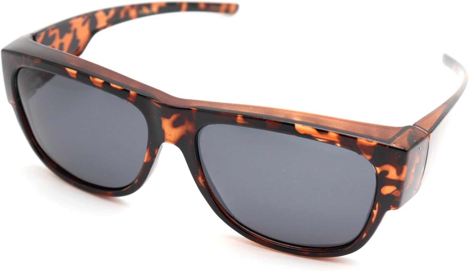 

Защитные накладки на линзы солнцезащитных очков Colorviper Fitover Lens Covers, надеваемые поверх линз поляризованных очков, модель St7659pl COLOR VIPER, Z1 Medium Big Brown Tortoise / Polarized