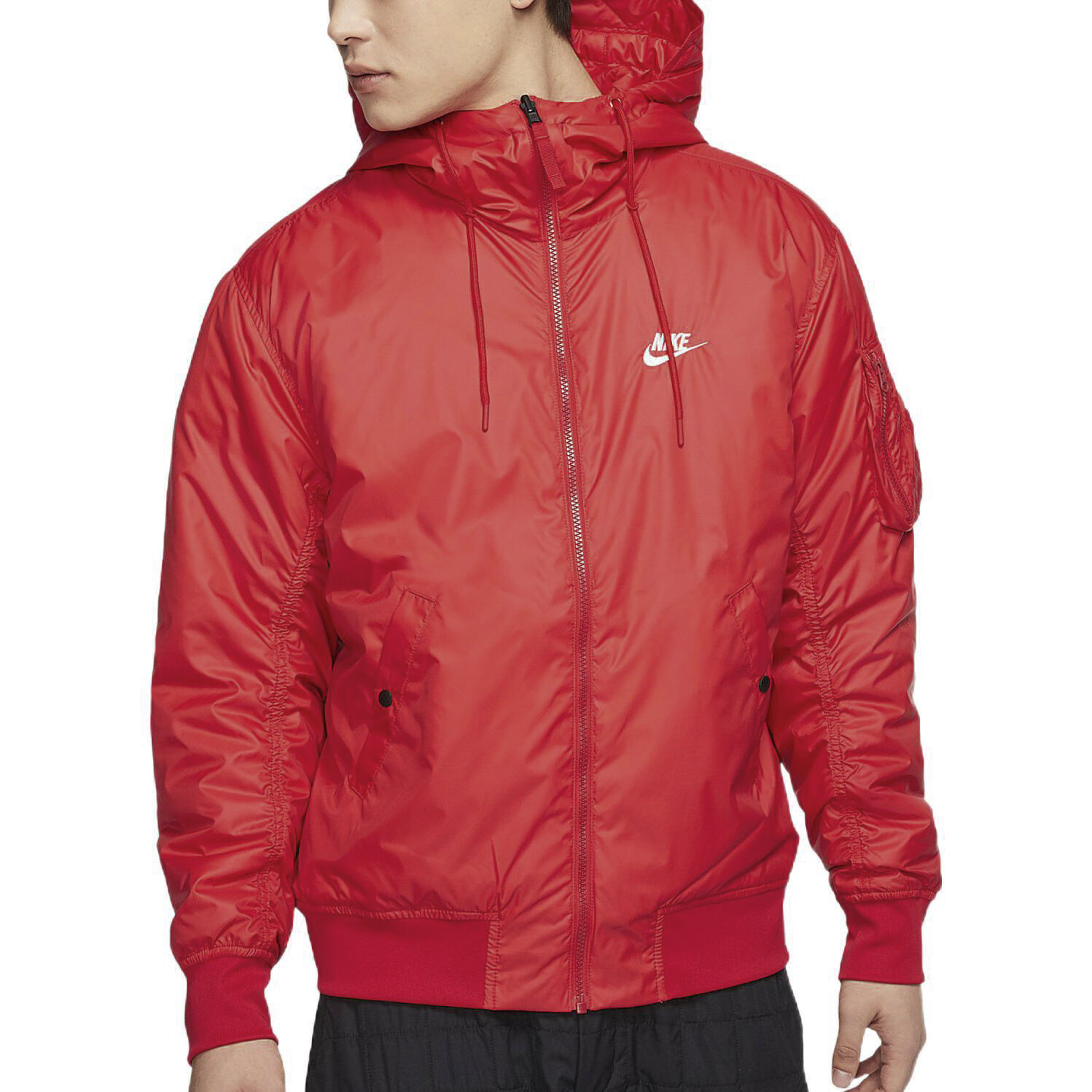 Куртка Nike Sportswear Windrunner Hooded, красный — фото 3