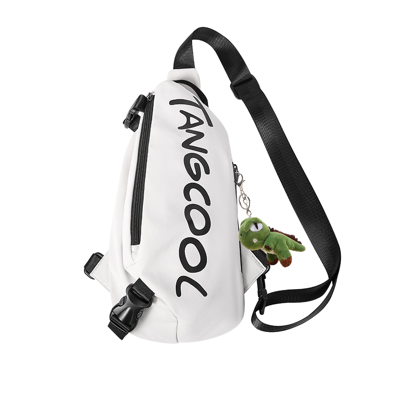 

TANGCOOL Нейлоновая слинг-сумка унисекс разноцветная, White (Upgraded) with Hanging Doll