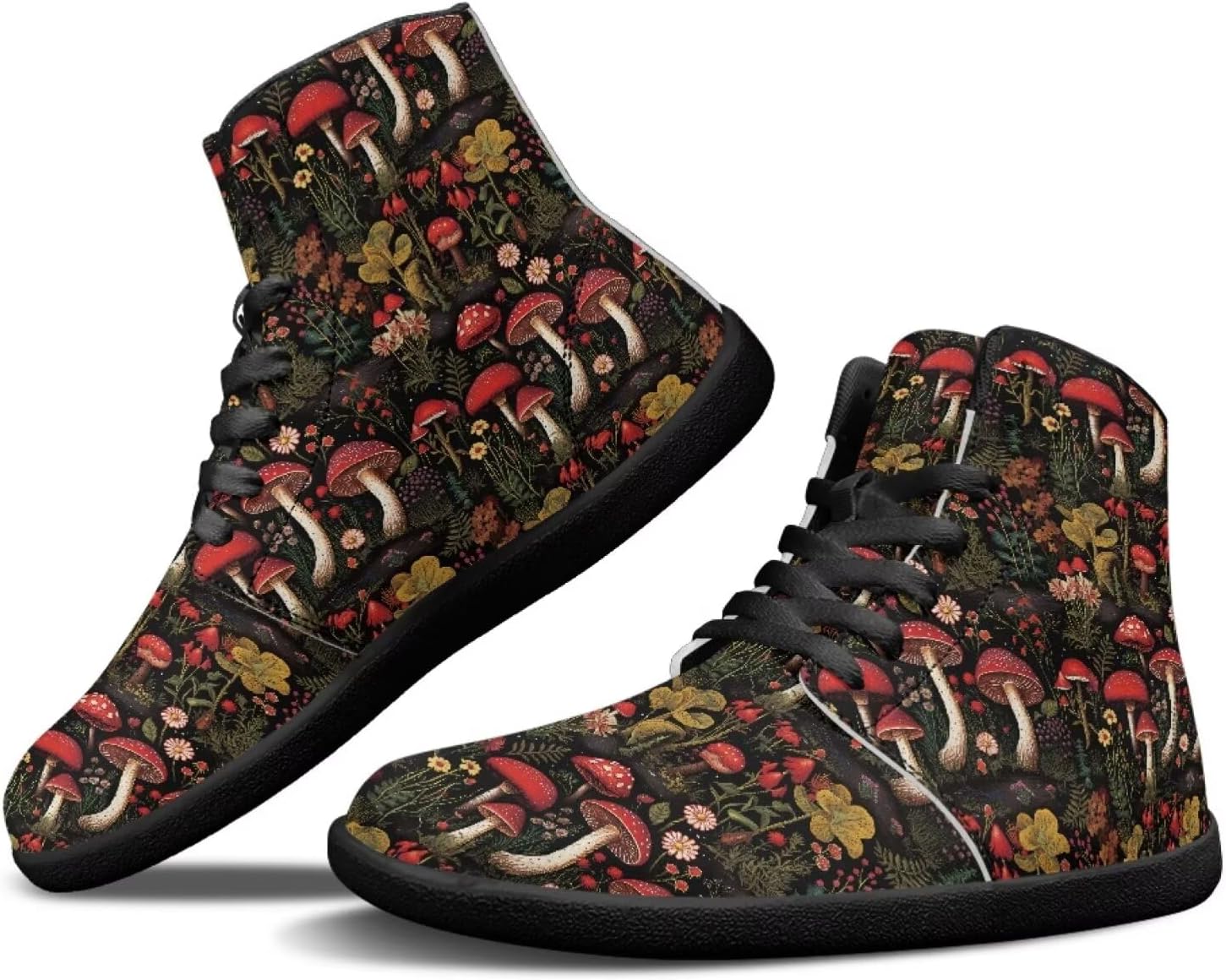 

Минималистичные кроссовки Binienty для ходьбы, женские и мужские, высокие, белый/красный