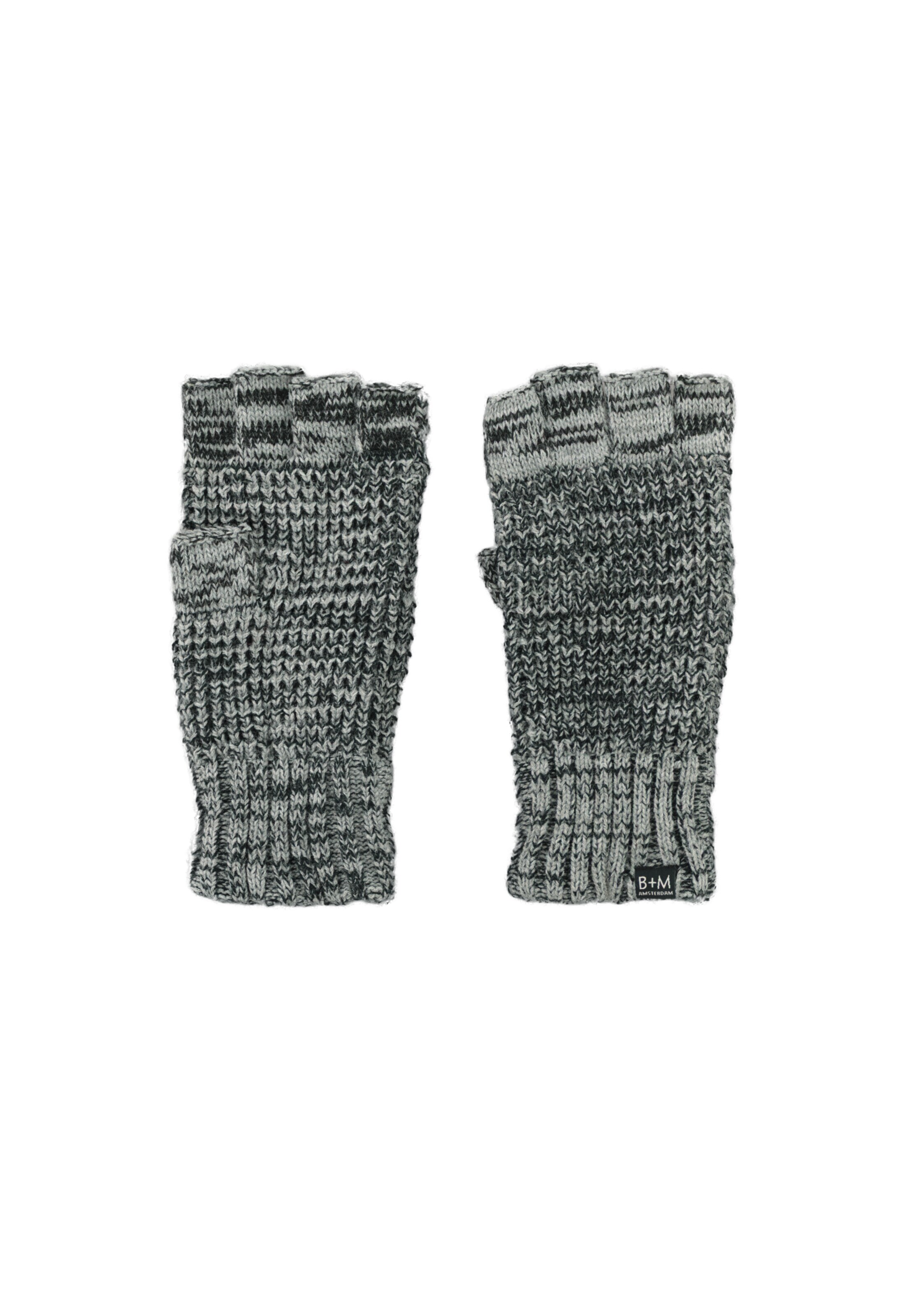 

Bickley + Mitchell Amsterdam Перчатки без пальцев в крапчатом сером