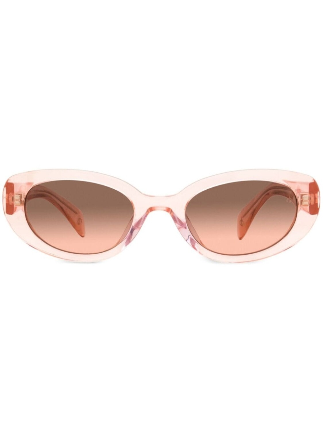 

Солнцезащитные очки Ann в овальной оправе RAG & BONE EYEWEAR, розовый