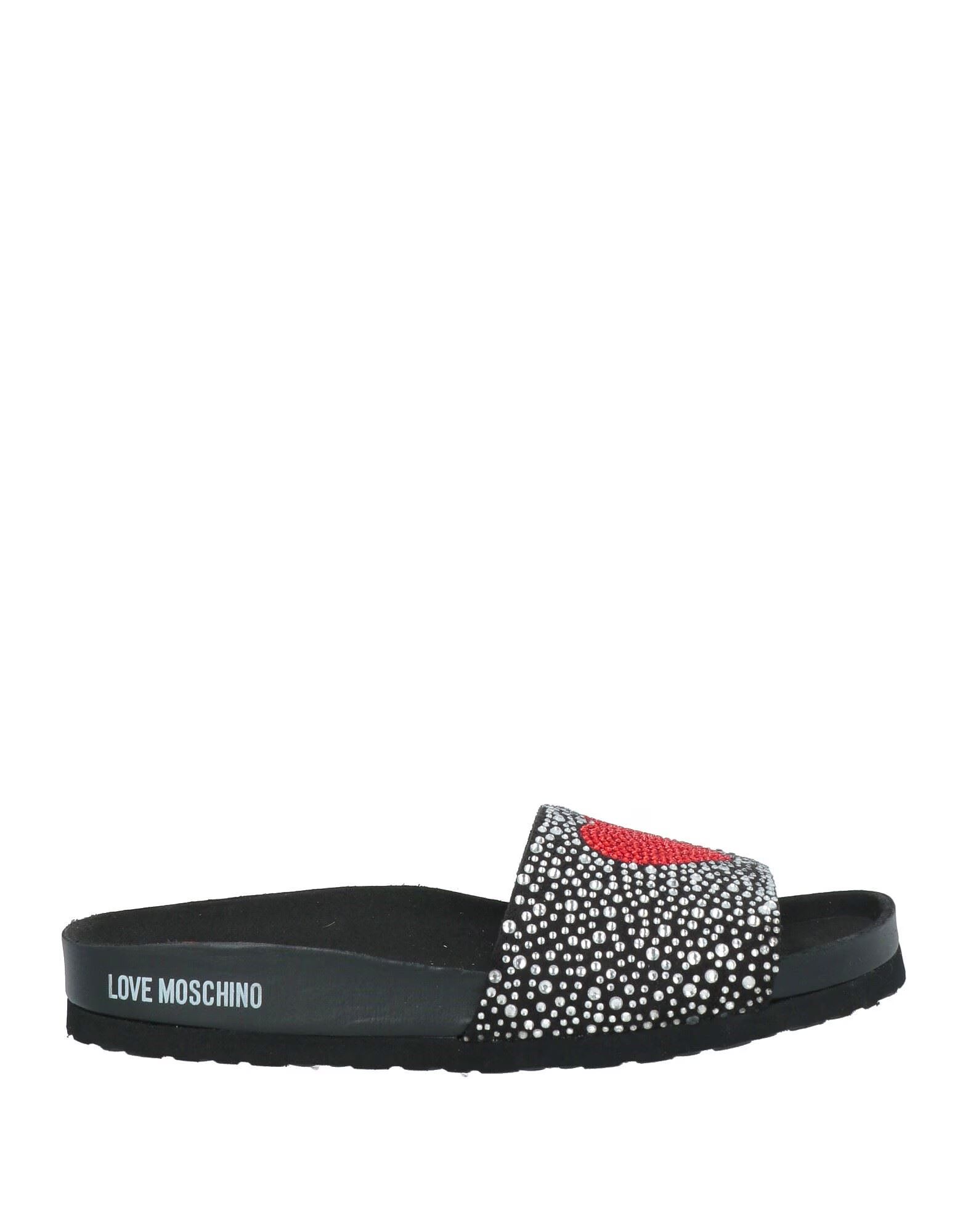 Сандалии Moschino, черный