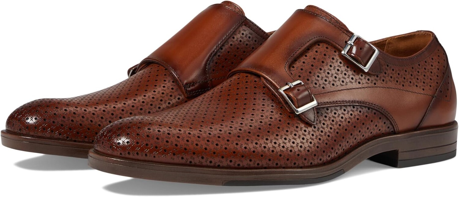 

Оксфорды Stacy Adams Arthur Double Monk Strap, цвет Cognac