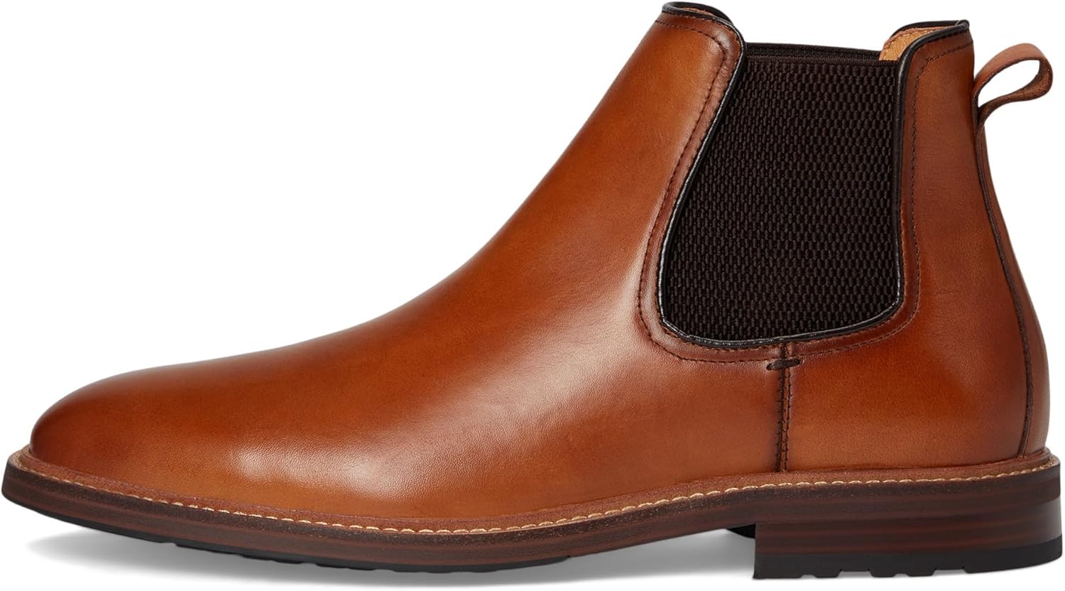Мужские ботинки Florsheim Anthem с эластичными вставками и цельным носком, Saddle Tan Smooth — фото 4