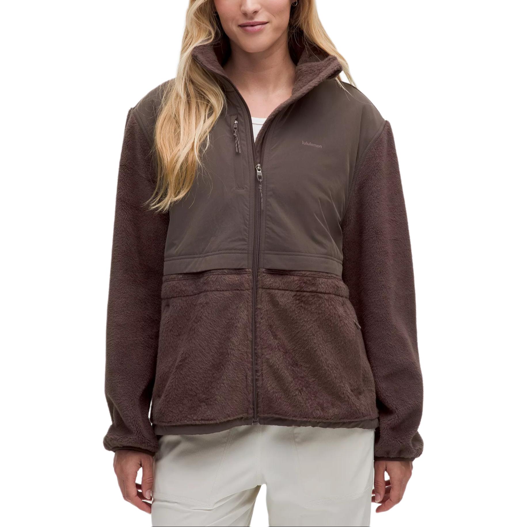 

Lululemon Приталенное бархатное пальто женское, Espresso Color