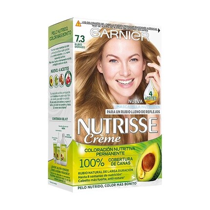 

Nutrisse 73 Медовый блондин средне-золотистый цвет волос Garnier
