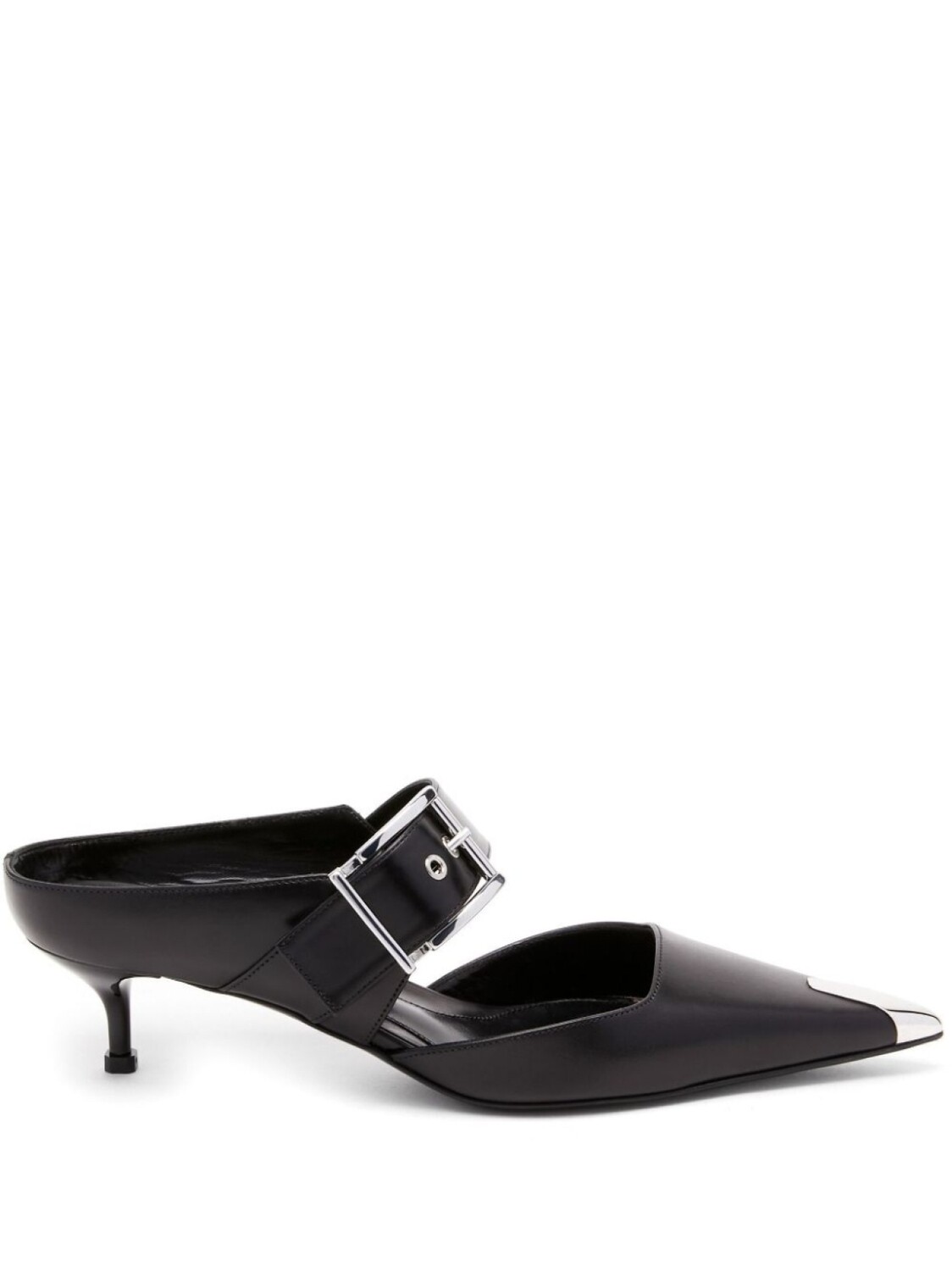 

Alexander McQueen мюли Punk Buckle 40, черный