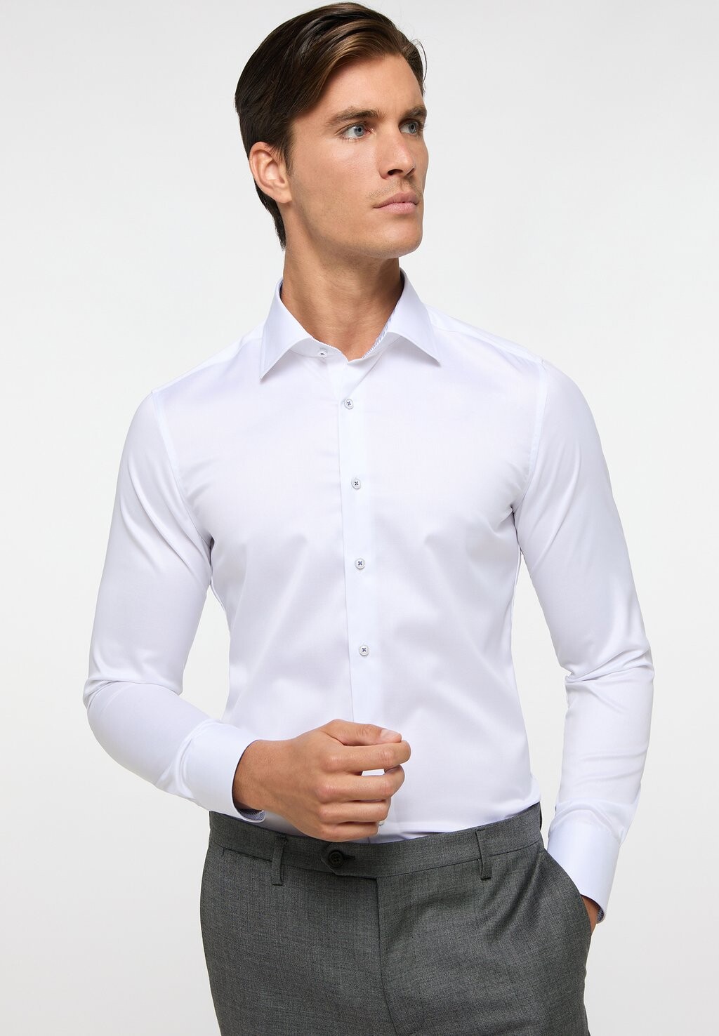 

Официальная рубашка LUXURY SHIRT SLIM FIT Eterna, белый