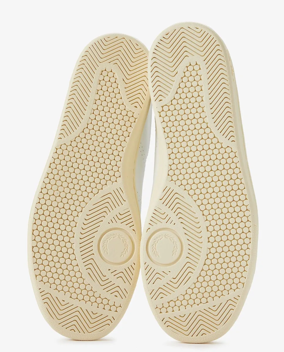Унисекс спортивные кроссовки B721 из кожи Fred Perry, белый — фото 4