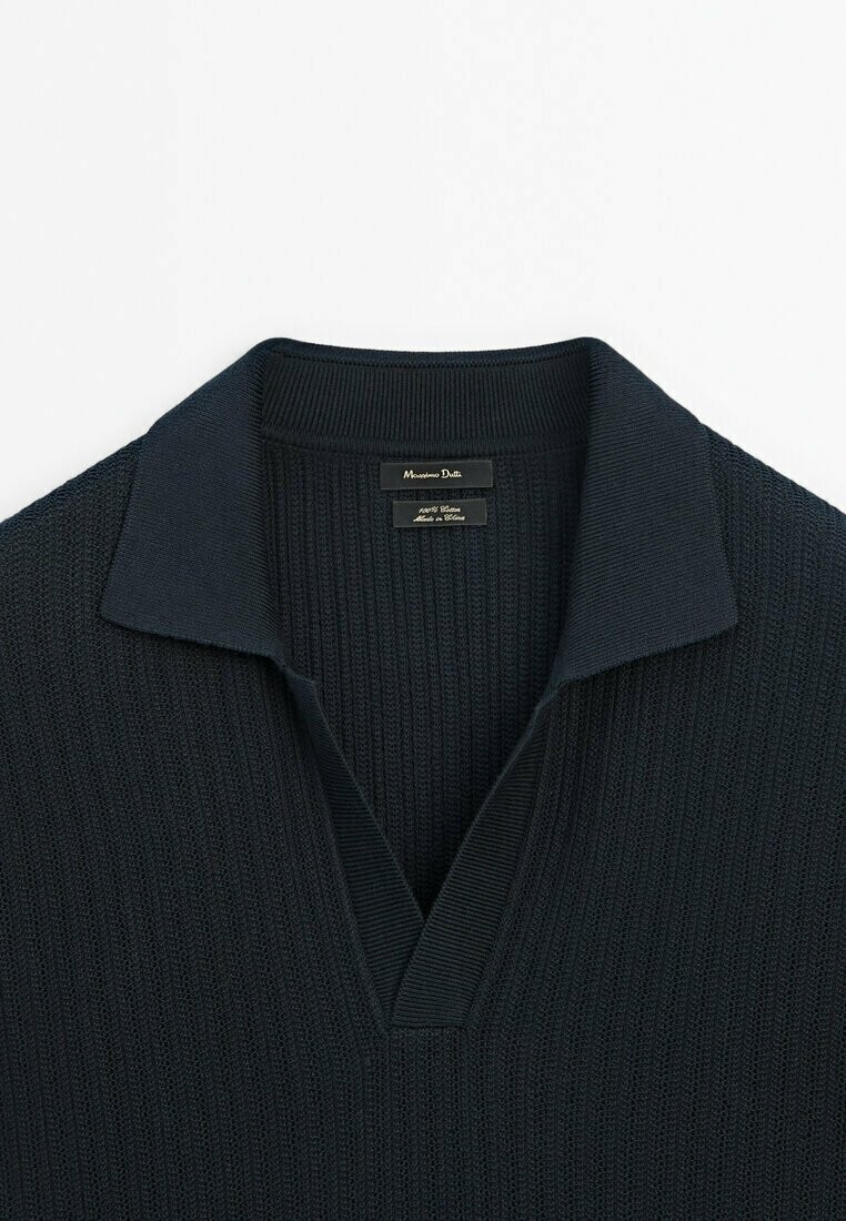 

Рубашка поло DETAIL Massimo Dutti, темно-синий