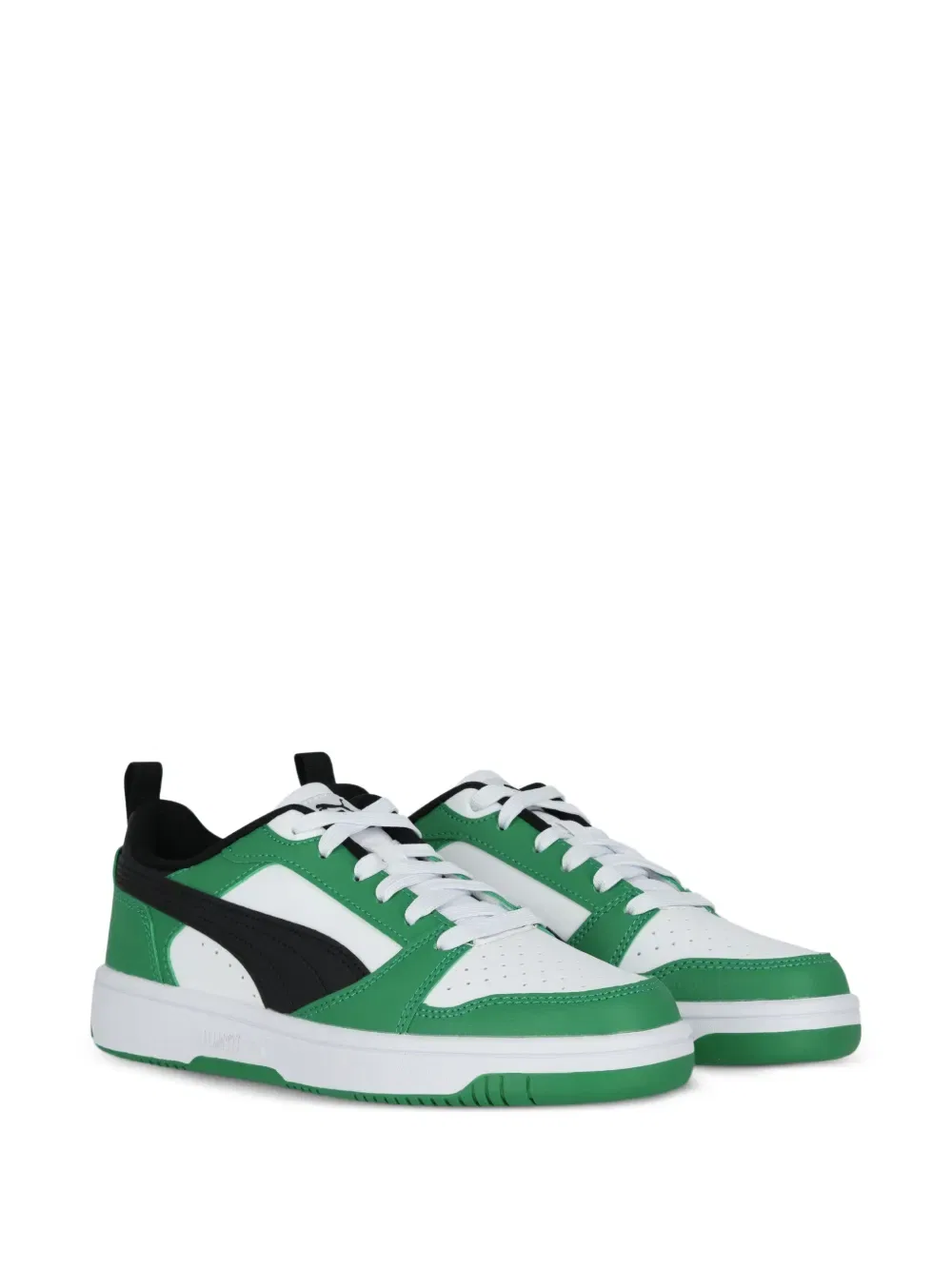 Перфорированные кроссовки Puma Kids, зеленый