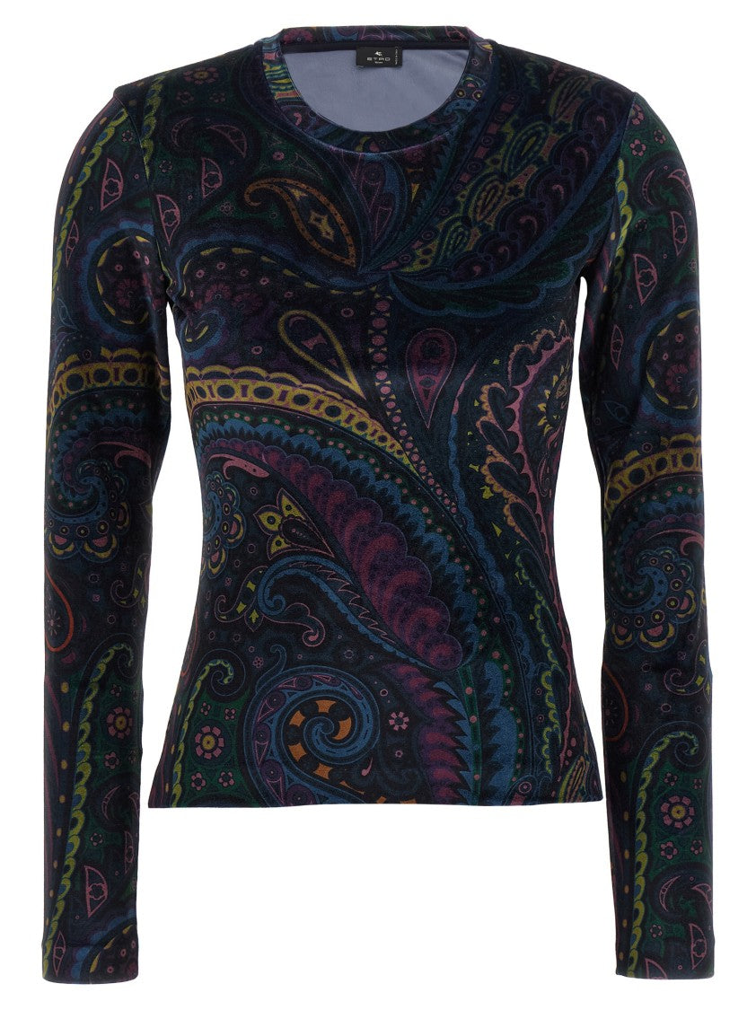 

Свитер из шенилла ETRO, черный