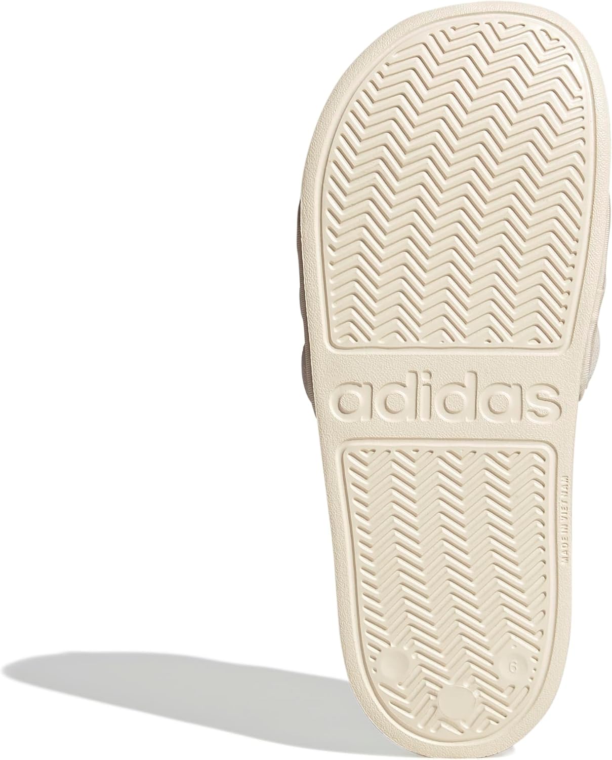 Сланцы для душа adidas Adilette для взрослых унисекс, Wonder White/Wonder White/Wonder White — фото 3