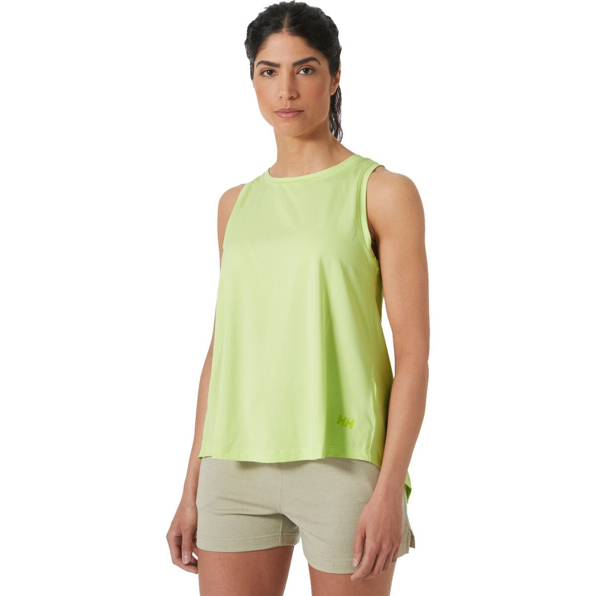 

Технический топ с разрезом на спине 2.0 Helly Hansen, цвет washed lime