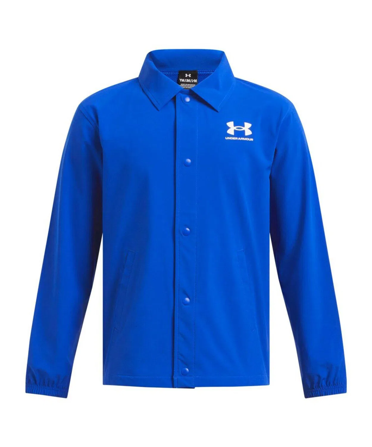 Куртка тренерская UA Icon Woven Coach Jacket для детей, синяя