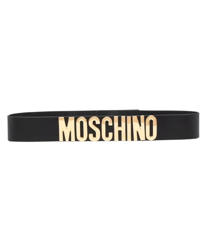 

Кожаный ремень R Moschino, черный