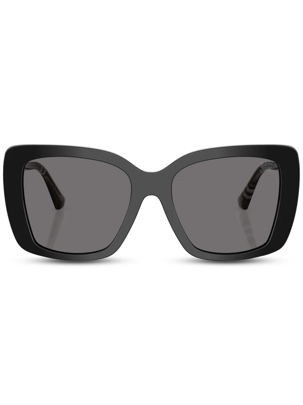 

Солнцезащитные очки в клетку Vintage Check Burberry Eyewear, черный