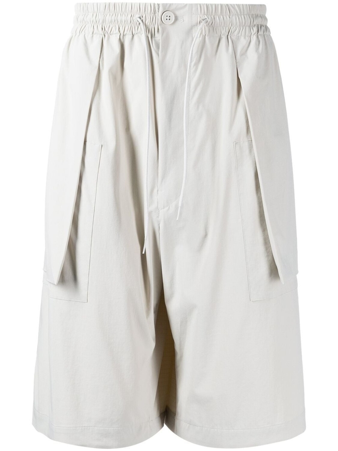 

Y-3 шорты с кулиской, нейтральный цвет