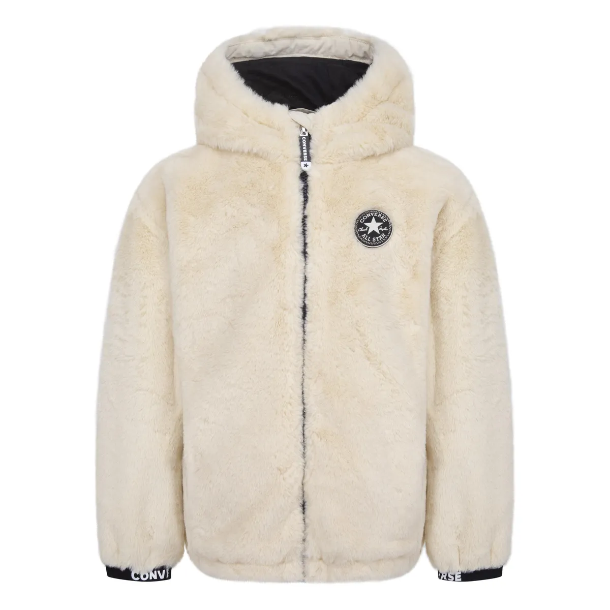 

Уличная куртка-конверс "FAUX FUR JKT - для детей", с капюшоном Converse, цвет Natur