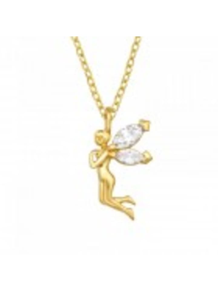 

Alexander York Колье с подвеской в виде эльфа из золота, изготовленное из серебра 925 пробы, в золотой оправе из двух частей