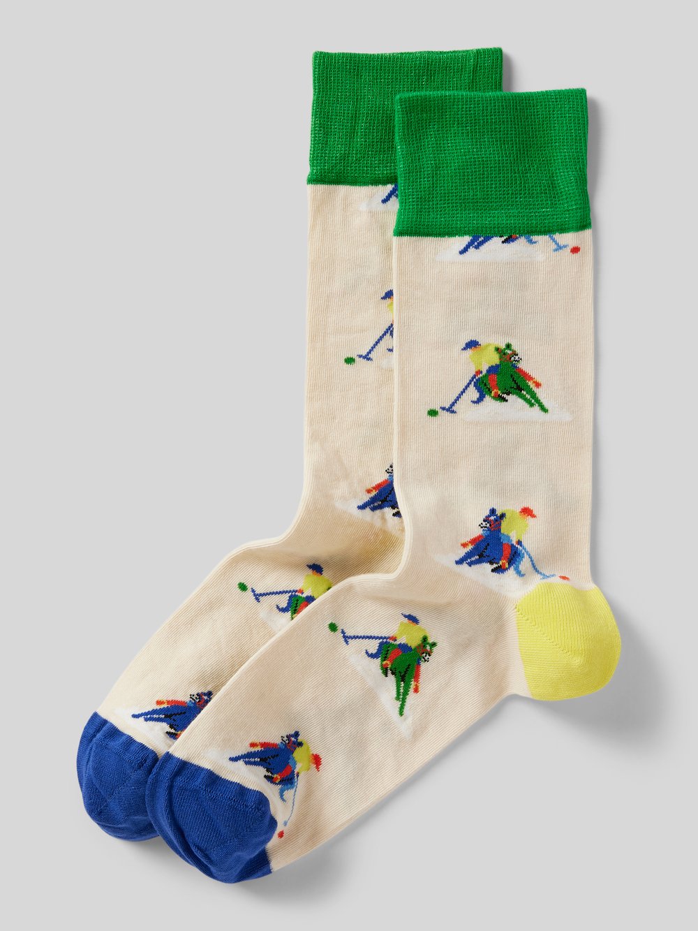 

Носки с узорчатой ​​вышивкой, модель «Falling For Fall» DillySocks, бежевый