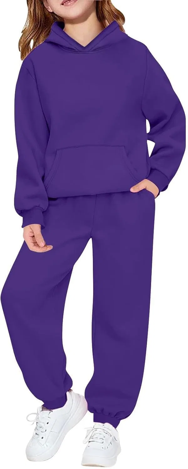 Детский спортивный костюм с капюшоном, Dark Purple