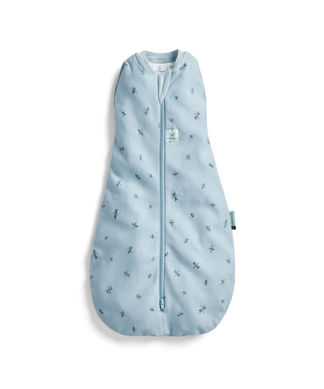 Кокон-спальный мешок ergoPouch 0.2 TOG, органический хлопок, светло-голубой