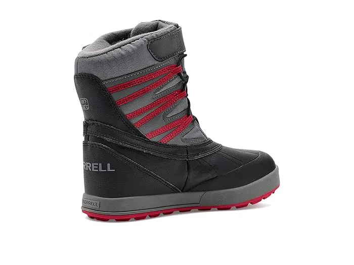 Ботинки водонепроницаемые Snow Bank 5.0 Merrell Kids, Black/Red — фото 4