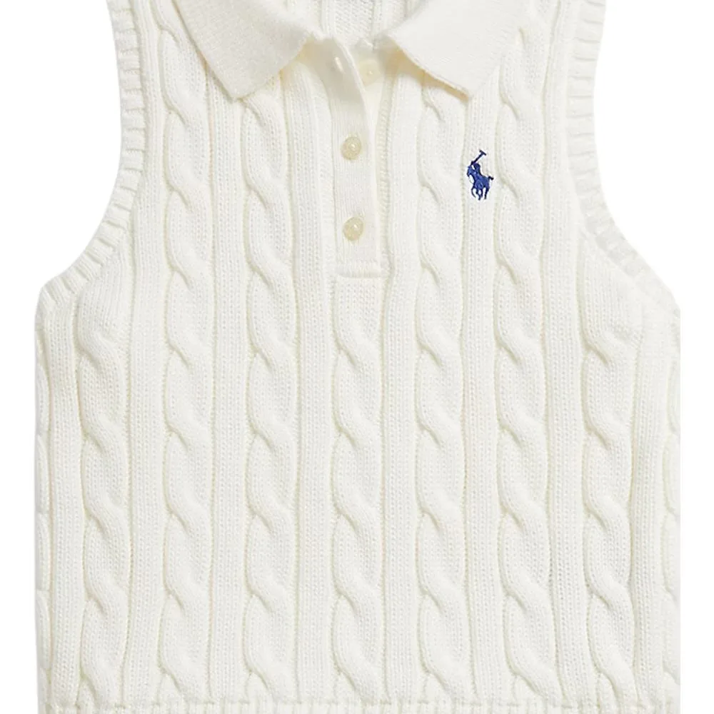 Детский комплект с юбкой Polo Ralph Lauren, белый — фото 4