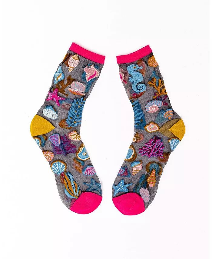 

Женские черные прозрачные носки Under the Sea Sock Candy