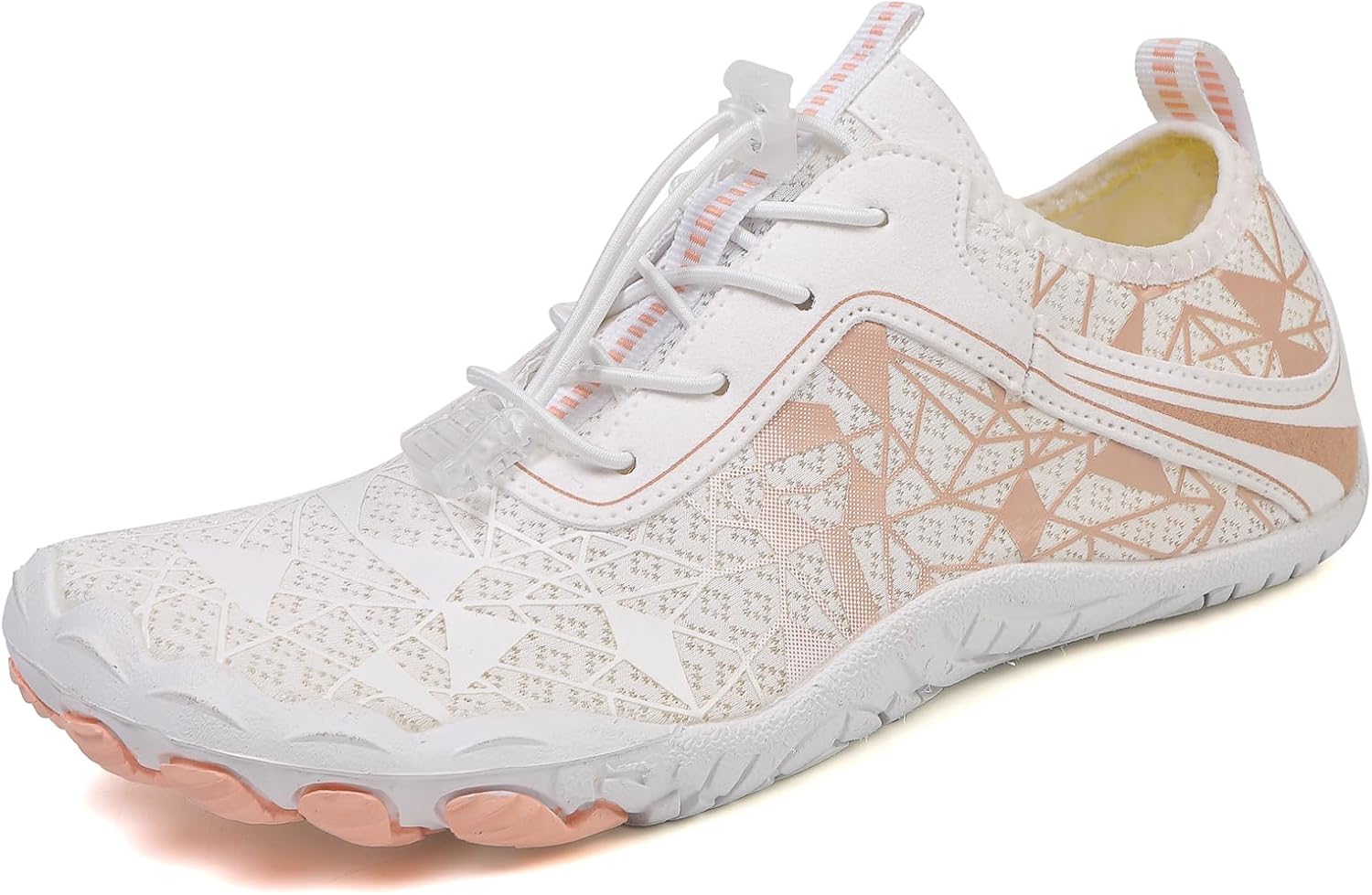 

Женские кроссовки Zureto Barefoot Shoes, обувь Hike Grounded Barefoot для женщин и мужчин с нейропатией, белый