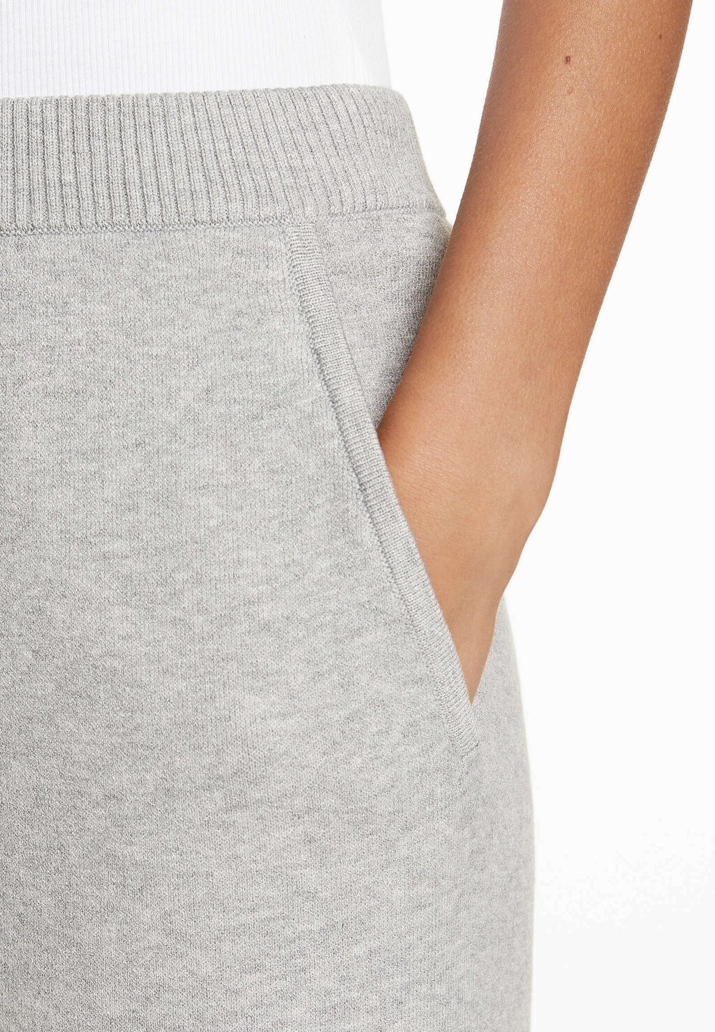 

Спортивные брюки KNIT JOGGERS OYSHO, светло-серый