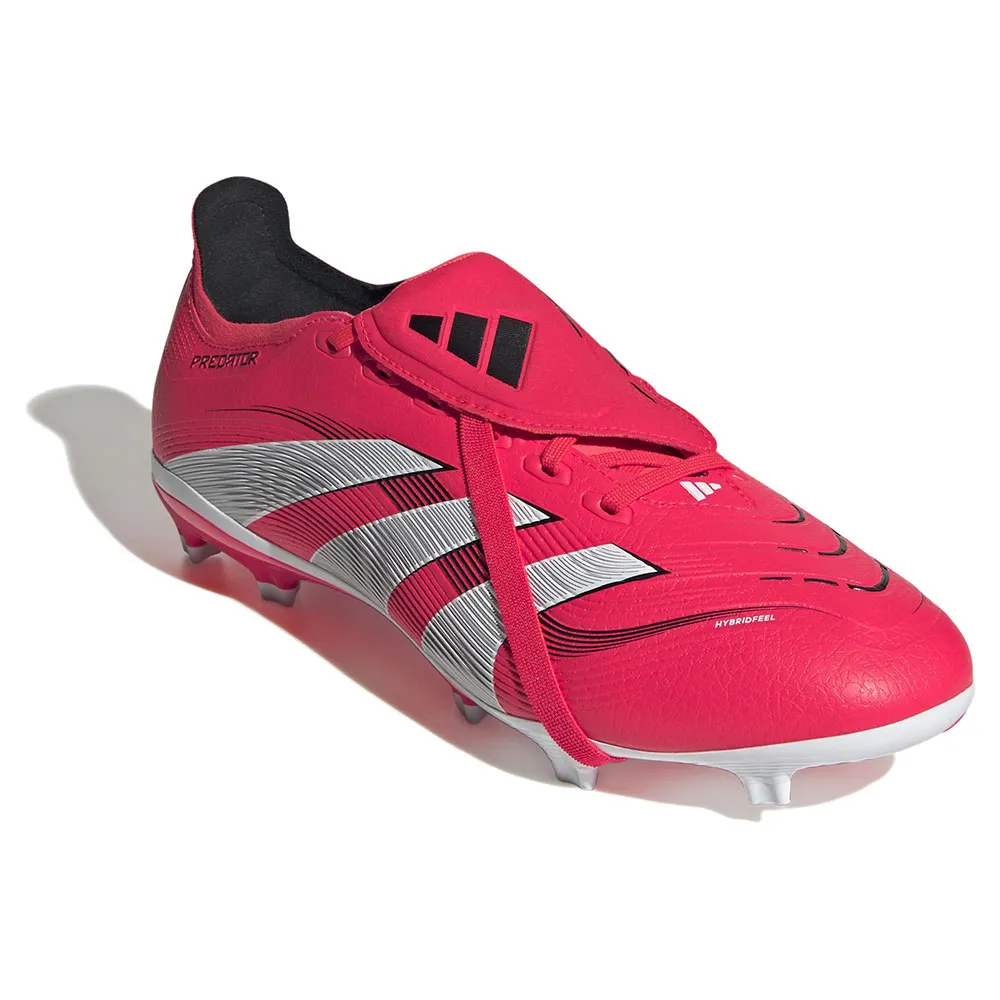 Футбольные бутсы adidas Predator League Fold Over Tongue FG/MG, красный — фото 4
