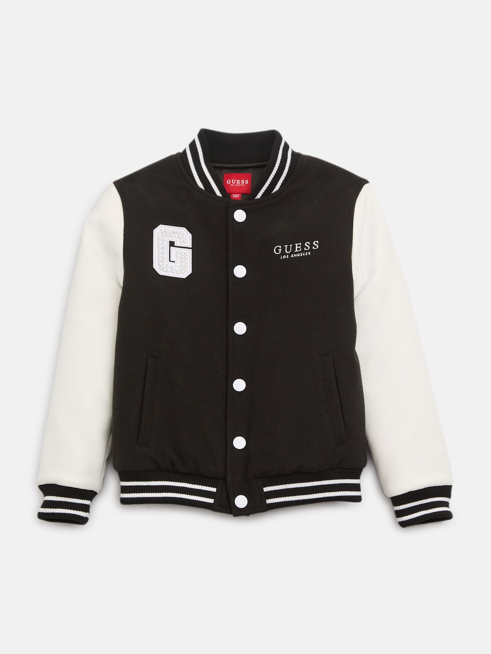 

Сквад варсити куртка Guess Factory, черный