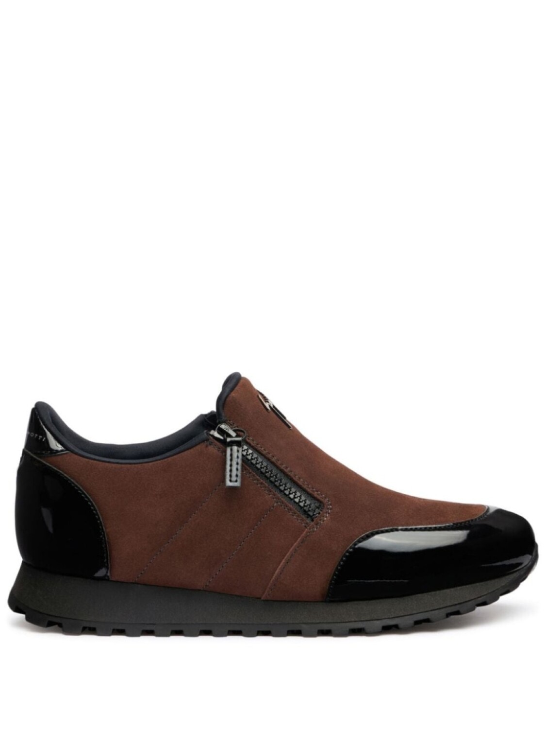 

Лоферы Idle Run на молнии Giuseppe Zanotti, коричневый