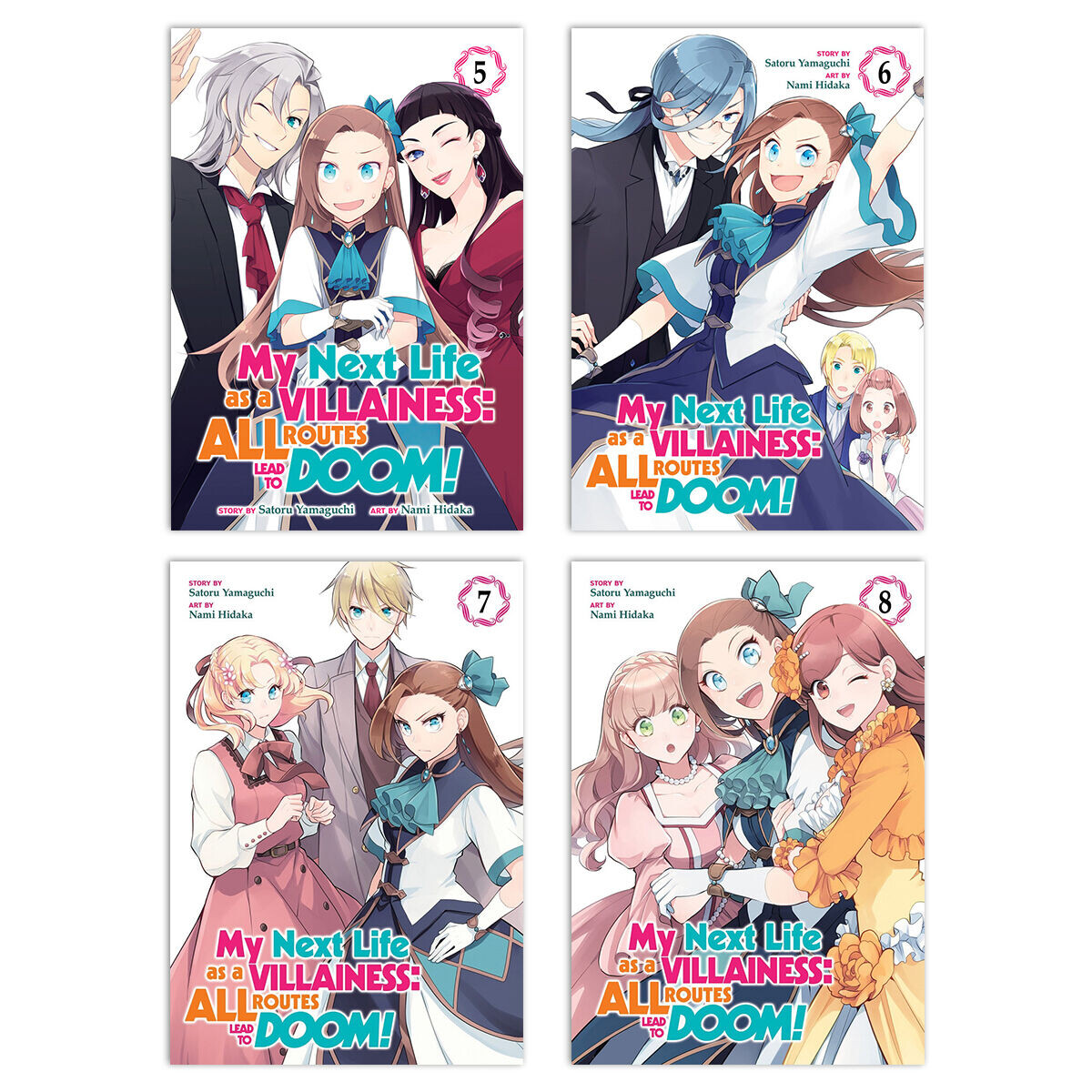 

Манга My Next Life as a Villainess All Routes Lead to Doom! Manga (5-8) Bundle