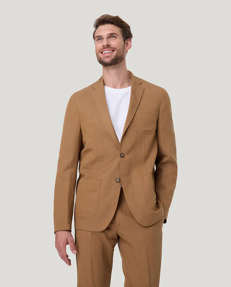 

Мужской пиджак из тенселя Pierre Cardin, коричневый