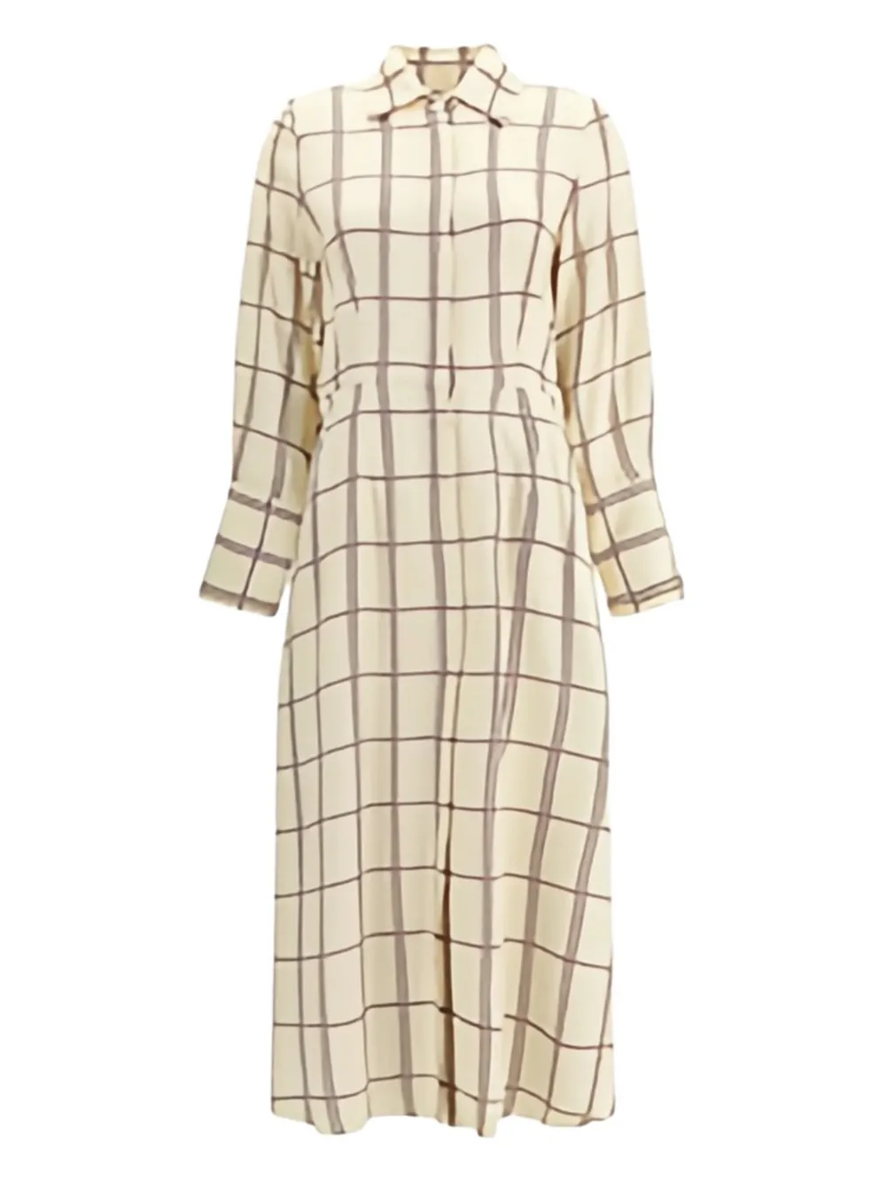 

Твиловое платье-рубашка Bordeaux в клетку CRIDA, нейтральный