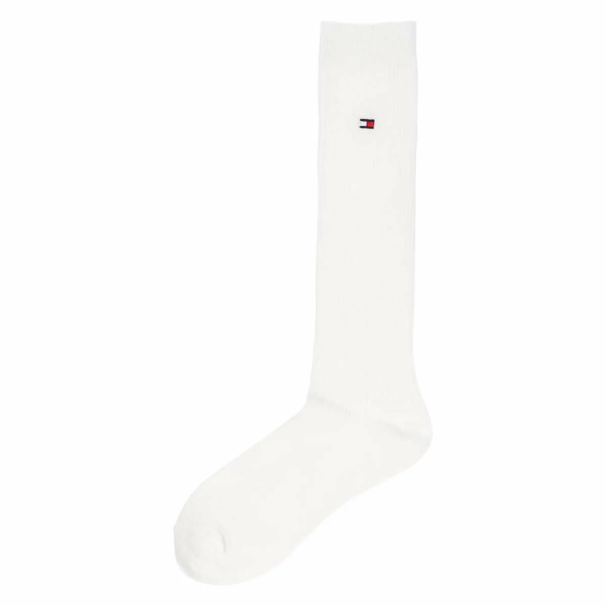 Школьные носки [длина 32 см] с вышивкой в одну точку. Tommy Hilfiger, 90. White — фото 2