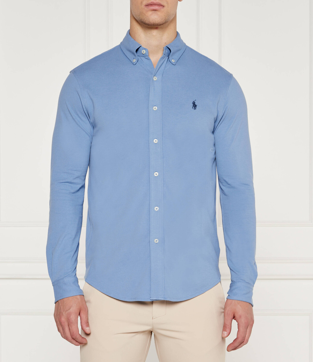 

Рубашка POLO RALPH LAUREN Regular Fit, небесно-голубой