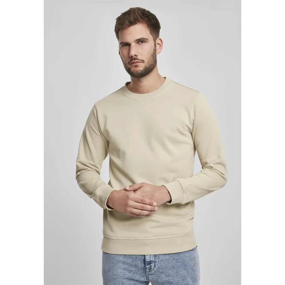 

Толстовка Urban Classics Basic Terry Crew, бежевый