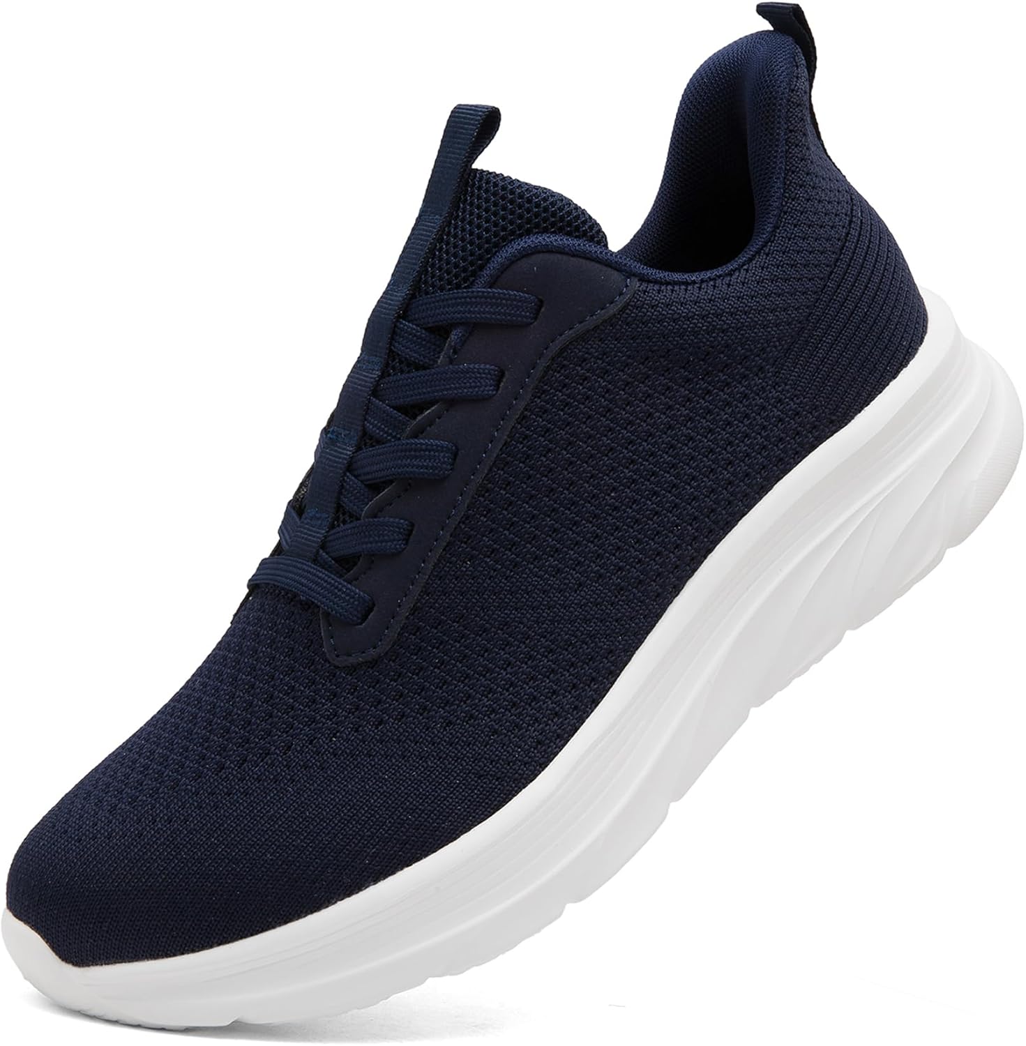 

Мужские слипоны DimaiGlobal для ходьбы, повседневные кроссовки, теннисные туфли, противоскользящие спортивные беговые туфли, легкие тренировочные кроссовки, дышащая сетка, модная спортивная обувь, синий