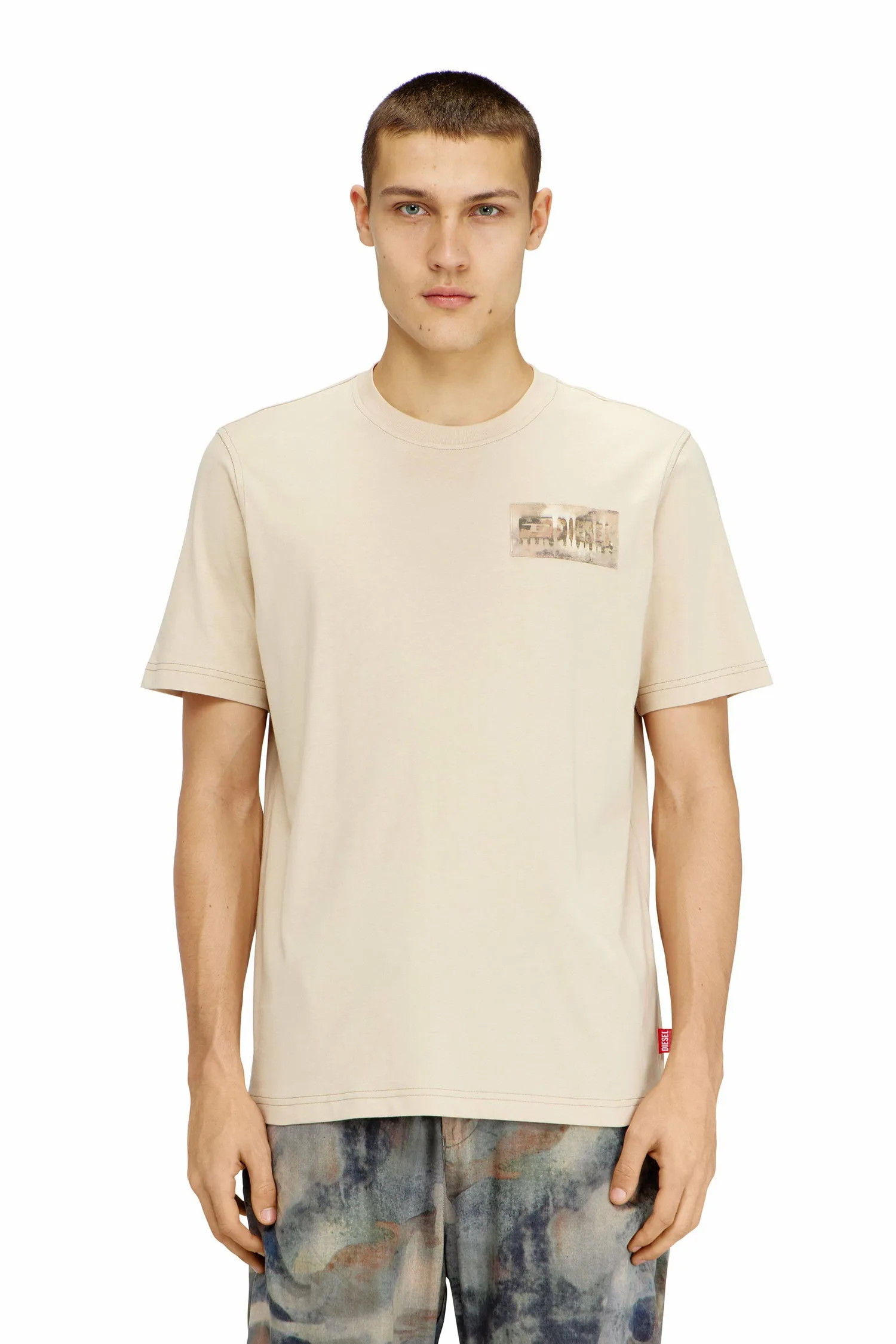 Мужская футболка T-ADJUST-V4 Diesel, Beige and other shades