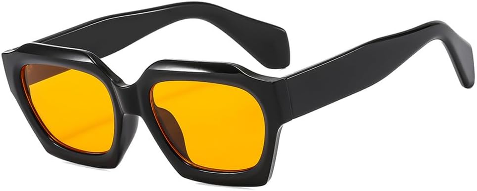 

Дизайнерские квадратные солнцезащитные очки для мужчин и женщин, маленькие прямоугольные солнцезащитные очки для женщин, винтажные очки для вождения, очки с защитой от УФ-излучения UV400 UJNHGQ, C