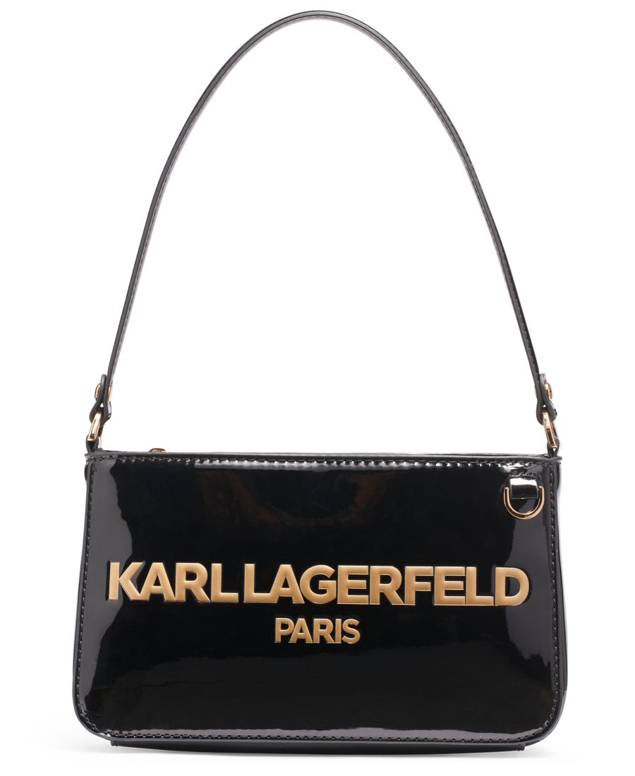 

Маленькая сумка через плечо на молнии от Kristina Demi KARL LAGERFELD PARIS, Black/gold