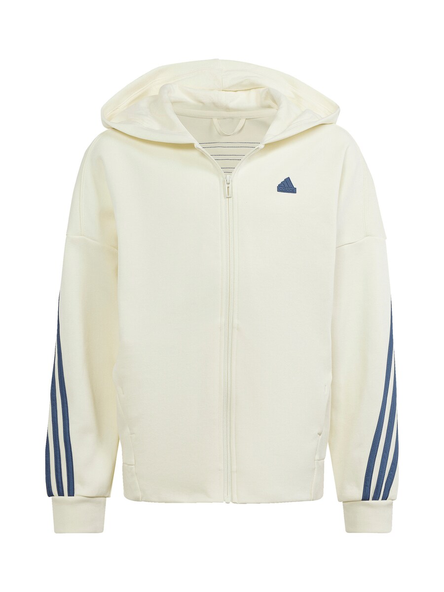 

Спортивная толстовка с капюшоном на молнии ADIDAS SPORTSWEAR Future Icons, бежевый