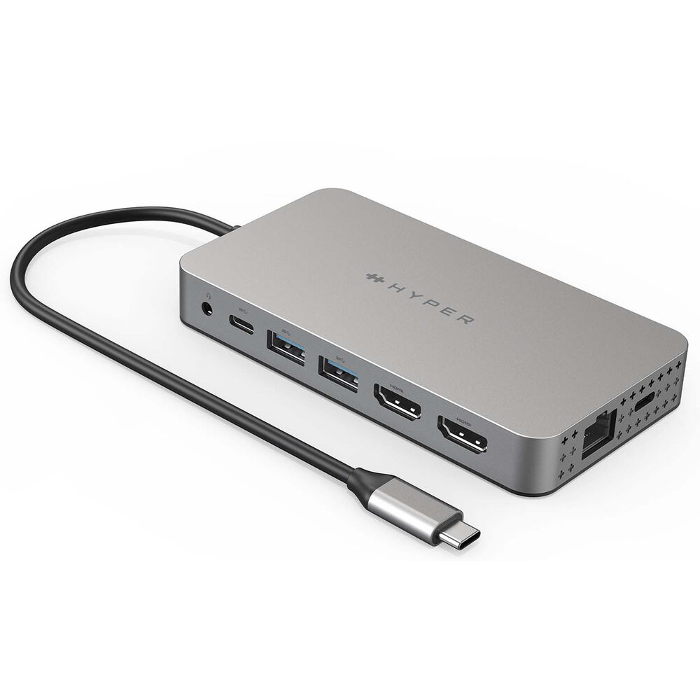 

Док-станция HYPER HyperDrive Dual 4K HDMI 10-in-1 USB Type-C Hub HDM1H
