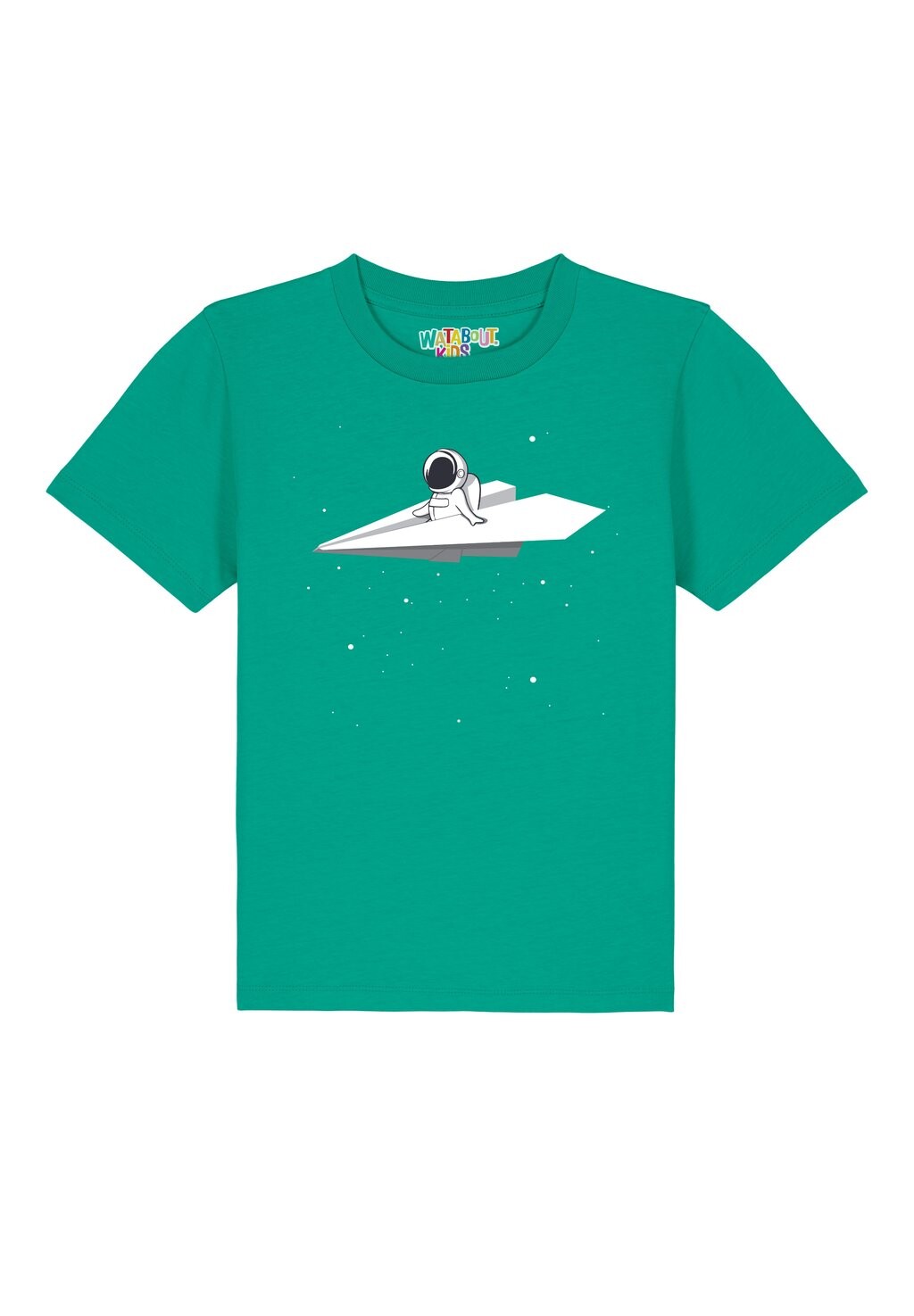 

Футболка с принтом FLY ME TO THE MOON watapparel, зеленый